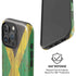 Jamaican Flag Dark Wood iPhone 16 Pro Max Magsafe Impact Case